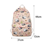 Nylon Women's Backpack Teenagers Girl Cartoons School Bag Female Travel Rucksack