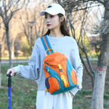 Outdoor Nylon Travel Backpack Ladies Single Shoulder Bag