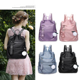 Lightweight Nylon Travel Backpack School Bags for Women