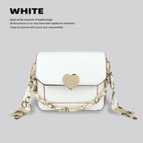 Tide Net Red PU Crossbody Bag Mini Flap Bag for Women