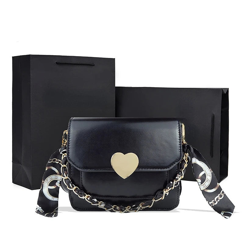 Tide Net Red PU Crossbody Bag Mini Flap Bag for Women