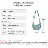High Nylon Ladies Shoulder Bag Large Capacity Women Messenger Bags