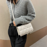 Rhombus Women's Bag PU Leather Single-Shoulder Bag