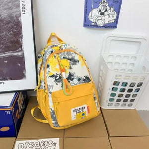 Graffiti School Bag Large Capacity Middle School Backpack