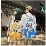 Graffiti School Bag Large Capacity Middle School Backpack