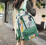 Graffiti School Bag Large Capacity Middle School Backpack