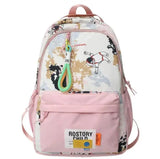 Graffiti School Bag Large Capacity Middle School Backpack