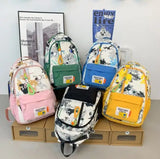 Graffiti School Bag Large Capacity Middle School Backpack