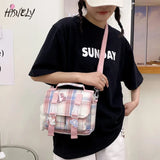 Japanese Style Nylon Tote Bag Crossbody Handbag