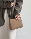 Retro Casual Lady Underarm Handbag Pu Leather Shoulder Bag