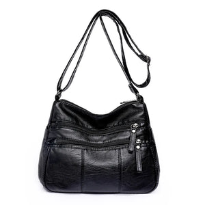 Soft Leather Crossbody Shoulder Bags for Women Large Capacity