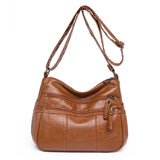 Soft Leather Crossbody Shoulder Bags for Women Large Capacity