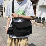 Solid Ladies Composite Bag High Nylon Large Capacity Women Messenger Bags