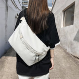 Solid Ladies Composite Bag High Nylon Large Capacity Women Messenger Bags