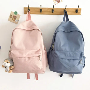 Waterproof Nylon Women Backpack Japanese Style School Bags For Girls