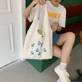 Spring Autumn Canvas Shoulder Bags for Women Casual Style