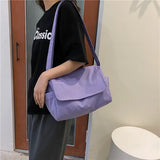 Spring Autum Female Large Capacity Messenger Bags Casual Oxford Cloth