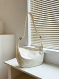 Spring Autum Shoulder Bags Women Solid Harajuku All-Match Handbags Large Capacit