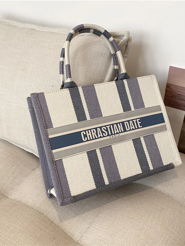 Spring Autum Straw Bags Handbags Women Zipper Tote Bag