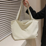Spring Autum Women Corduroy Shoulder Bag Casual Tote Female Eco Crossbody Bag