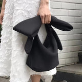 Spring Summer Pink Spliced Bow Handbag Evening Clutch Bags