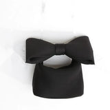 Spring Summer Pink Spliced Bow Handbag Evening Clutch Bags