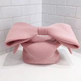 Spring Summer Pink Spliced Bow Handbag Evening Clutch Bags