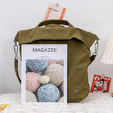 Nylon Multi-function Shoulder Bag with Big Pockets