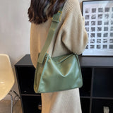 Fashionable Women Shoulder Bag PU Leather Daily Multi-function Tote
