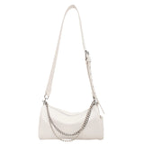 Fashionable Crossbody Shoulder Bag Party Shopping Chain PU Leather