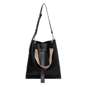 Fashionable Shoulder Bags Women Multi-function Tote PU Leather