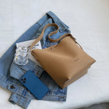 Stylish Women's Soft Leather Shoulder Bag