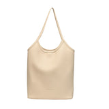 Fashionable Women Shoulder Bags PU Leather Daily Soft Surface Big Pockets