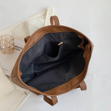 Leisure Tote PU Leather Women Shoulder Bags Large Capacity Shopping Handbags