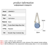 Mini Round Shoulder Bag Women's Wallet Mobile Phone Bag Nylon Messenger Bags