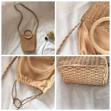 Straw Shoulder Bag Woven Summer Fashionable Versatile Messenger Single