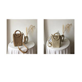 Straw Shoulder Bag Woven Summer Fashionable Versatile Messenger Single