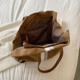 Fashionable Canvas Tote Bag High Capacity