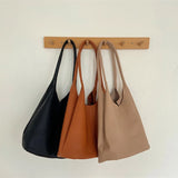 Fashionable PU Leather Tote Shoulder Bag for Women with Large Capacity