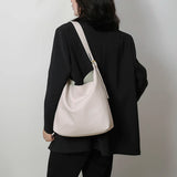 Fashionable PU Leather Women Shoulder Bag with Pocket