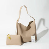 Fashionable PU Leather Women Shoulder Bag with Pocket