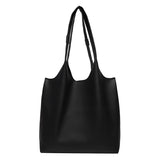 Fashionable Tote Women Shoulder Bags PU Leather Leisure Crossbody Big Space