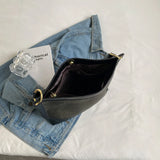 Fashionable Multi-function PU Leather Denim Shoulder Top Bag