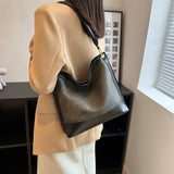 Fashionable Multi-function PU Leather Denim Shoulder Top Bag