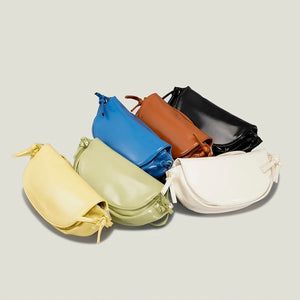 Summer Crossbody Bag Soft Synthetic Leather Handbag Casual Shell Office Lady