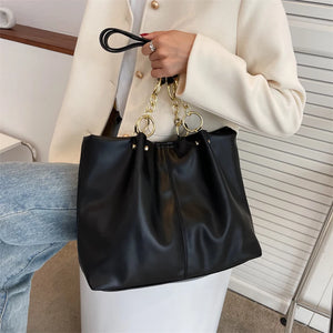 Summer Soft Leather Chain Women Shoulder Bag High Handbags