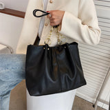 Summer Soft Leather Chain Women Shoulder Bag High Handbags