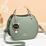 Summer Women's Shoulder Bags Casual Tote Bag PU Leather Crossbody Bag
