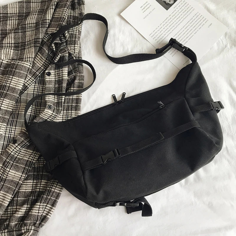 Vintage Canvas Large Shoulder Bag for Women