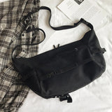 Vintage Canvas Large Shoulder Bag for Women